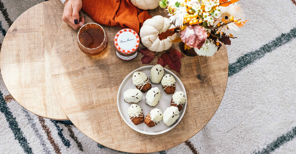 Recept : Spookmadeleines met crunchy smeerpasta